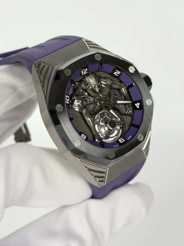 Audemars Piguet Concept Marvel Black Panther Flying Tourbillon 26620IO.OO.D077CA.01 3