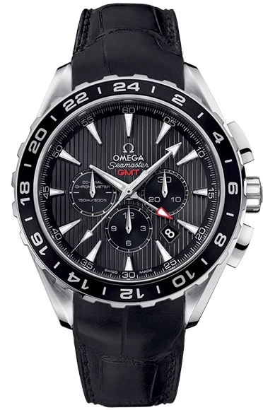 Aqua Terra 150M Co‑Axial Chronometer GMT Chronograph 44 mm