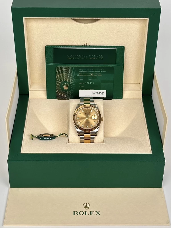 Rolex 41mm Steel and Yellow Gold 126333-0011 5