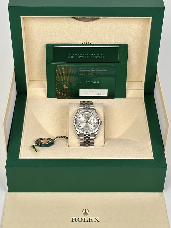 Rolex 36mm Steel and White Gold 126284RBR-0021 5