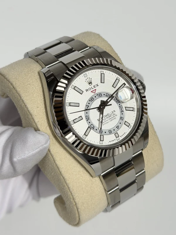 Rolex 42mm Steel and White Gold 336934-0003 2