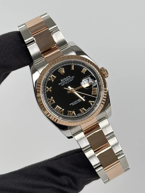 Rolex 36mm Steel and Everose Gold 116231-0080 2