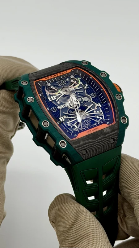 Richard Mille Green TPT Quartz Tourbillon Aerodyne RM 21-02 5