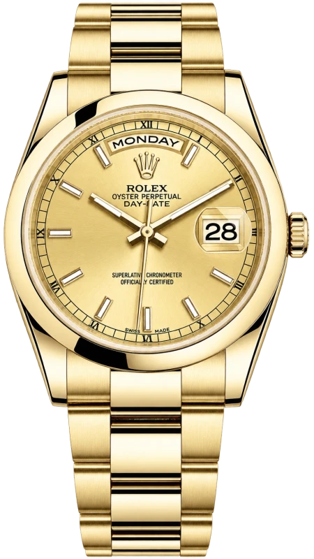 36mm Yellow Gold