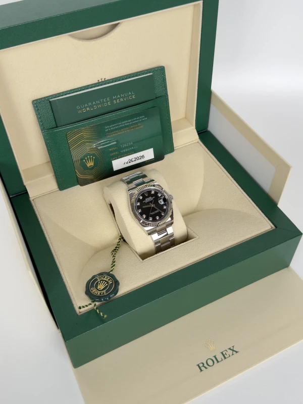 Rolex 36mm Steel and White Gold 126234-0028 5