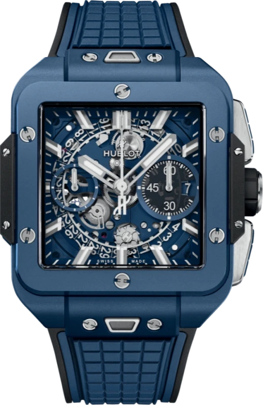 Shaped Square Bang Unico Blue Ceramic