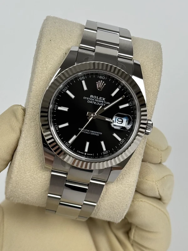 Rolex 41 mm, steel and white gold 126334-0017 4