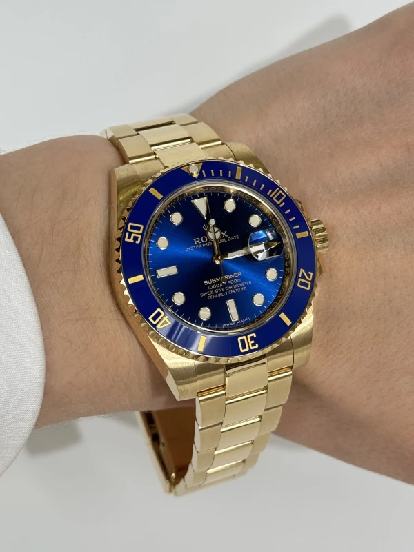 Rolex Date 40mm Yellow Gold Ceramic 116618LB-0003 5