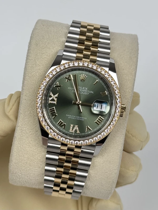 Rolex 36 mm, Oystersteel, yellow gold and diamonds 126283rbr-0011 4