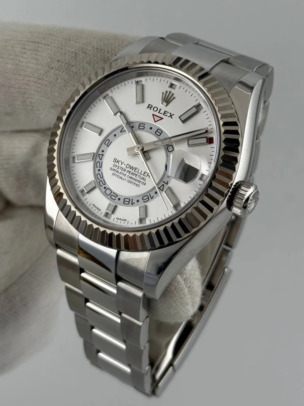 Rolex 42 mm, steel and white gold 326934-0001 5