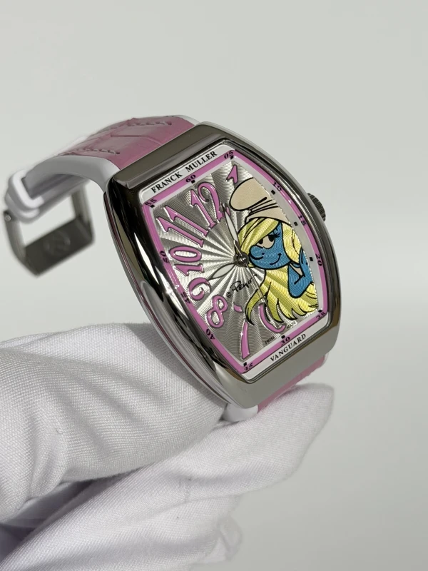 Franck Muller Vanguard Smurfette Blue V 32 SC AT FO SMURFETTE FLOWER (RS) 2