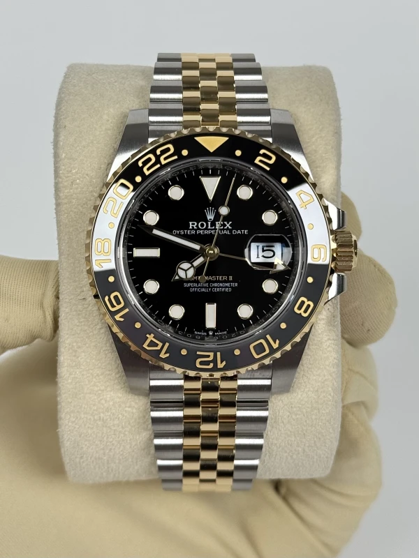 Rolex GMT Master II 40mm Steel and Yellow Gold 126713grnr-0001 2