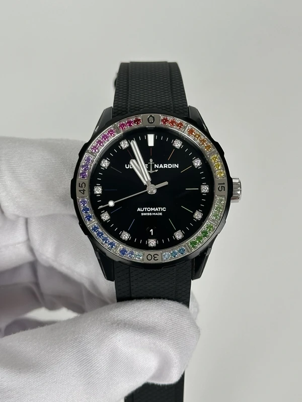 Ulysse Nardin Diver Lady Diver Rainbow 39 mm 8163-182B1LE-2A-RAIN/3A 2