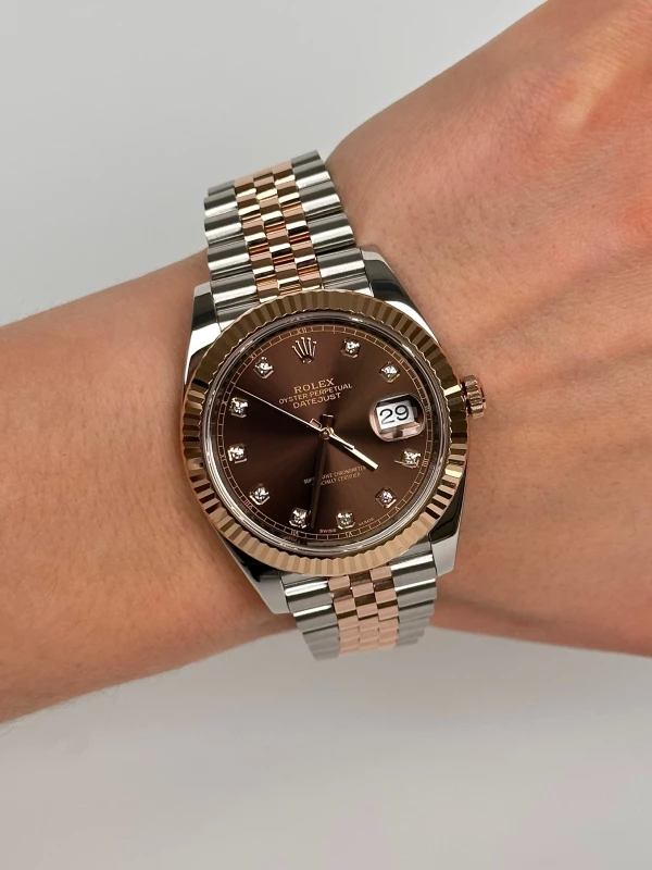 Rolex Datejust 41mm Steel and Everose Gold  126331-0004 8