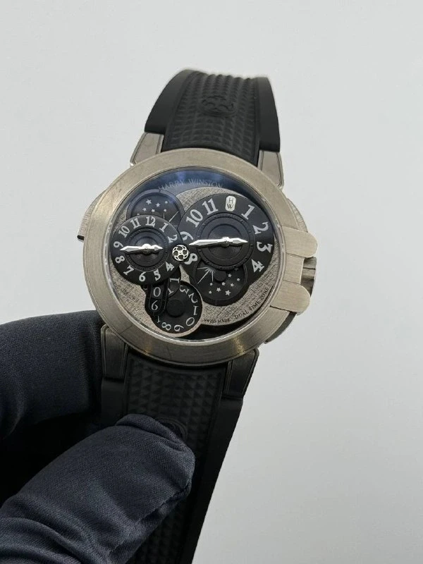 Harry Winston Collection Dual Time Monochrome OCEATZ44ZZ008 6