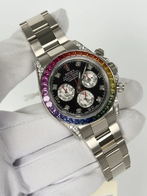 Rolex Cosmograph 40mm White Gold 'Rainbow' 116599 RBOW 2