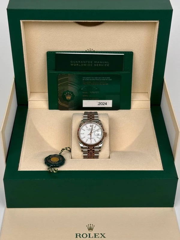 Rolex Datejust 36mm Steel and Everose Gold 126231-0017 5