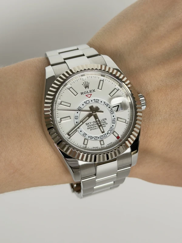 Rolex 42 mm, steel and white gold 326934-0001 4