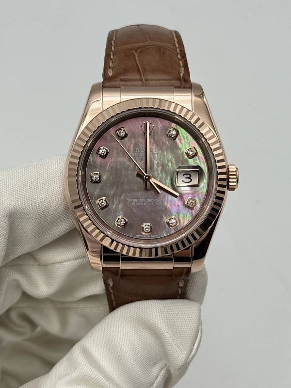 Rolex 36 mm Everose Gold 116135 Jubilee 2