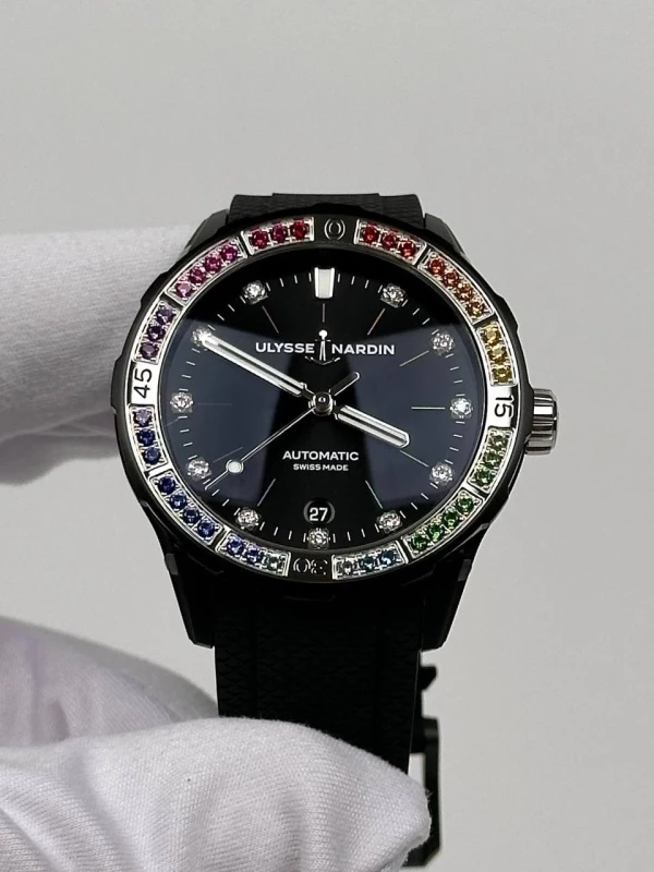 Ulysse Nardin Diver Lady Diver Rainbow 39 mm 8163-182B1LE-2A-RAIN/3A 2