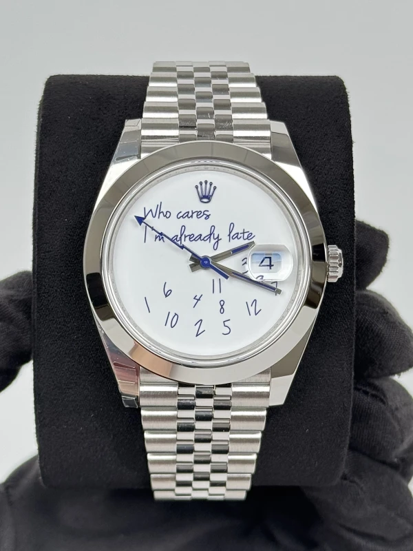 Rolex Perpetual 41 MM STEEL Who Cares  126300 Who Cares 2