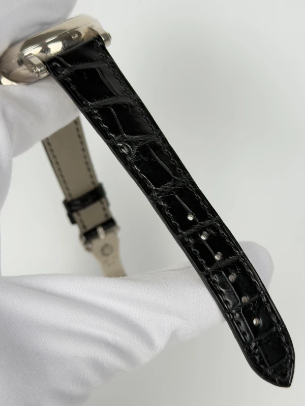 Patek Philippe Perpetual Calendar Silver Dial 18kt White Gold Black Leather Men's Watch  5059G-001 3