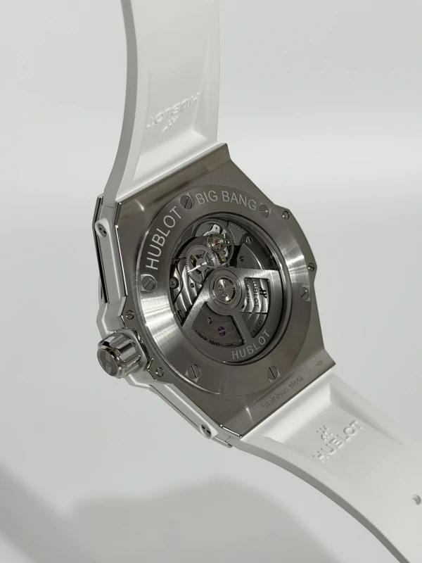 Hublot One Click Steel White Diamonds 465.SE.2010.RW.1204 8