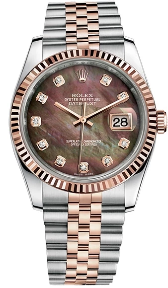 Rolex 36mm Steel and Everose Gold 116231 dkmdj изображение - 1