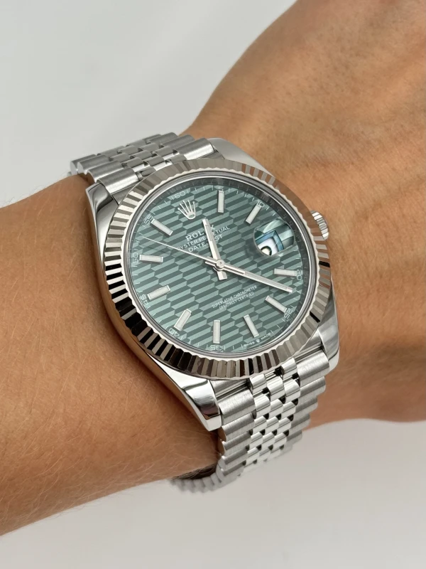 Rolex 41 mm, Oystersteel and white gold 126334-0030 5