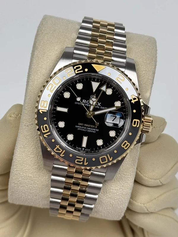 Rolex GMT Master II 40mm Steel and Yellow Gold 126713grnr-0001 4