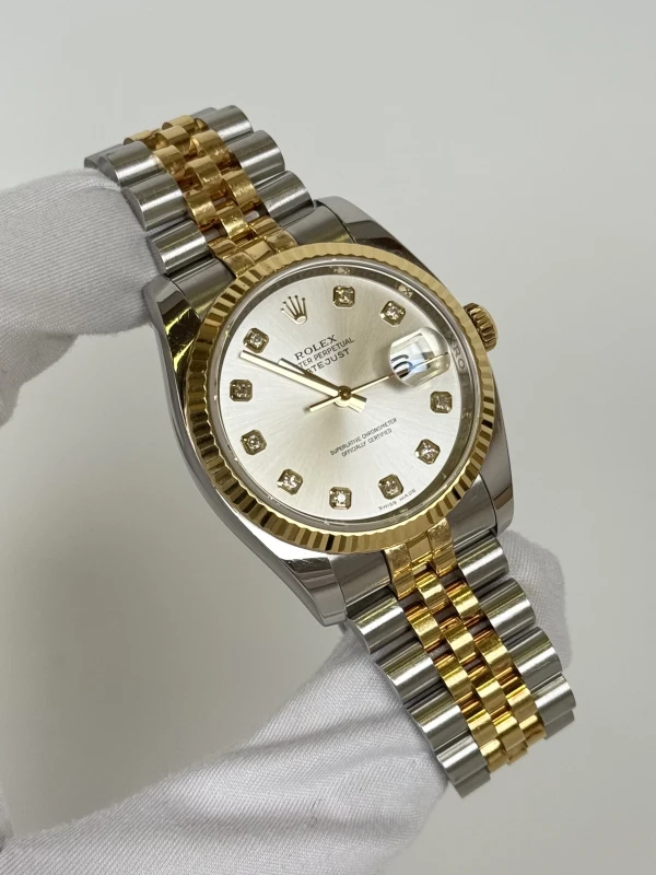 Rolex 36mm Steel and Yellow Gold 116233 sdj 2