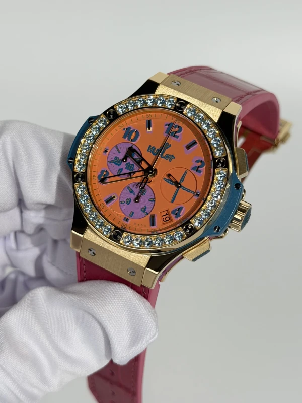 Hublot Pop Art Yellow Gold Blue  341.VL.4789.LR.1207.POP15 3