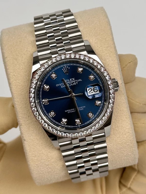 Rolex 36mm Steel and White Gold 126284rbr-0029 3