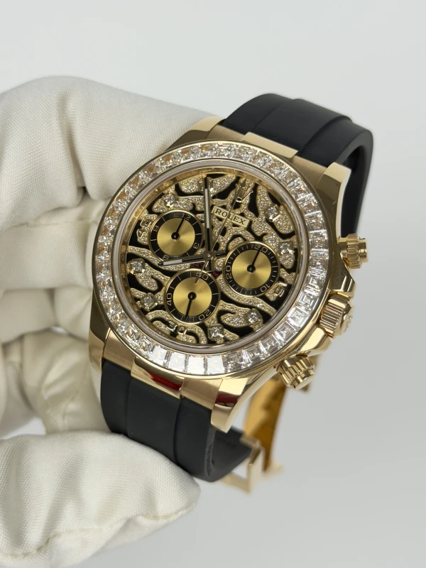 Rolex Cosmograph Yellow Gold Diamond 40mm 116588TBR-0003 3