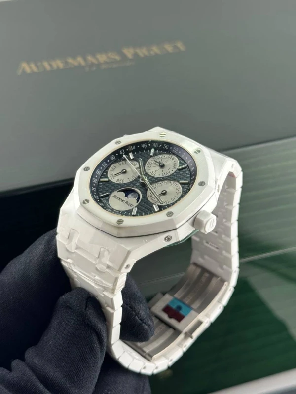 Audemars Piguet Perpetual Calendar White Ceramic 26579CB.OO.1225CB.01 6