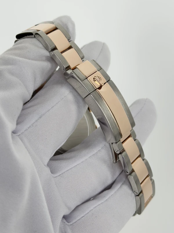 Rolex II 44mm Steel and Everose Gold 116681 White 3