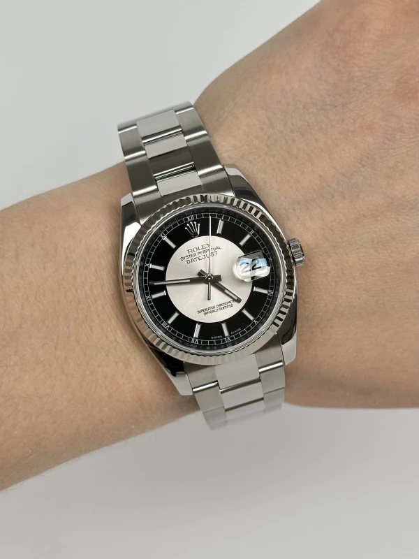 Rolex Datejust 36mm Steel and White Gold 116234 stbkso 8