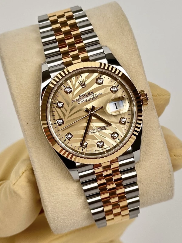 Rolex Datejust 36mm Steel and Yellow Gold 126233-0043 3