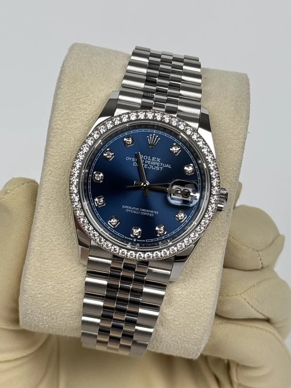 Rolex 36mm Steel and White Gold 126284rbr-0029 4