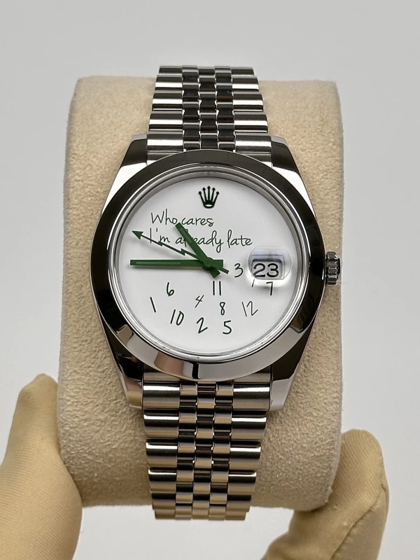 Rolex Perpetual 41 MM STEEL Who Cares  126300 Who Cares 2