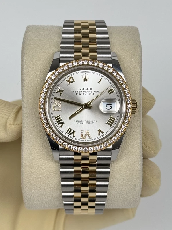 Rolex 36 mm, Oystersteel, yellow gold and diamonds 126283rbr-0017 2