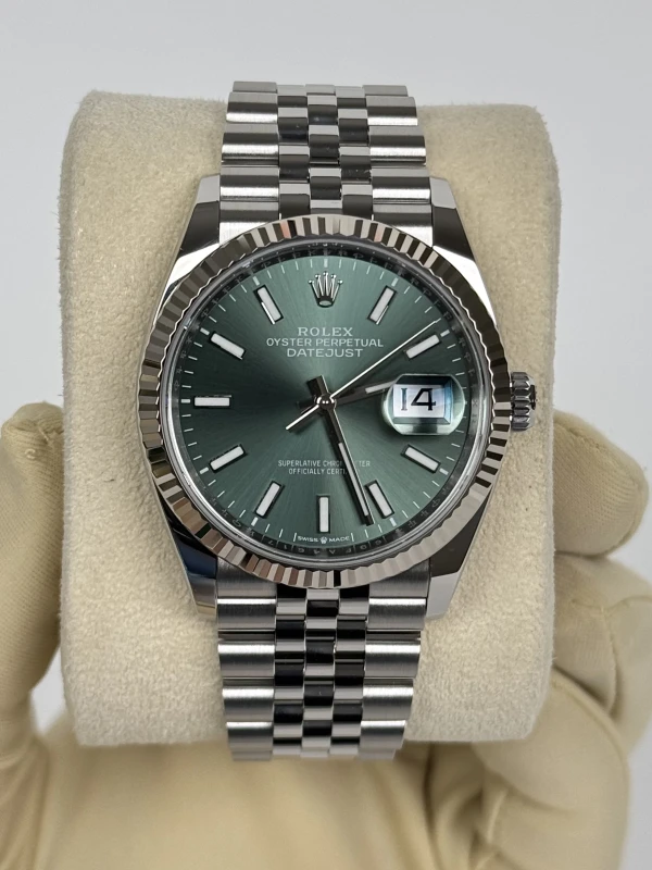 Rolex 36mm Steel and White Gold 126234-0051 2