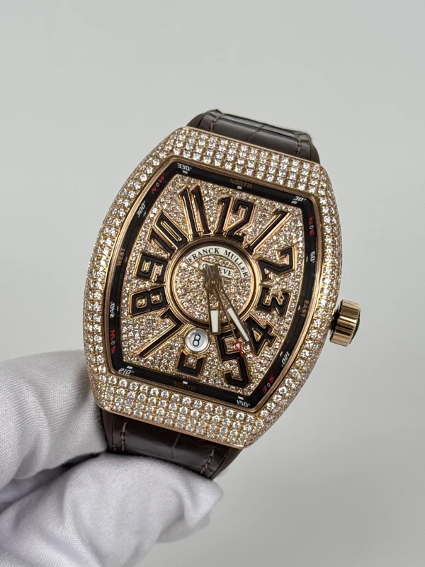 Franck Muller Vanguard Diamonds V 45 SC DT 5N NR  Tun 4