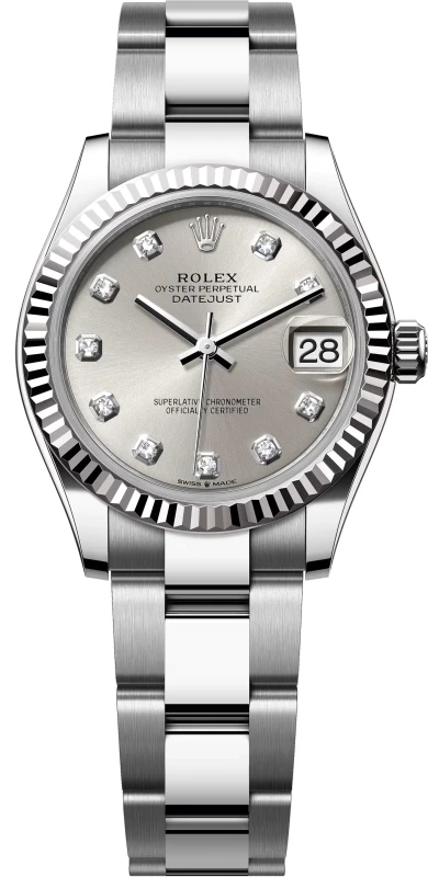 31mm Steel and White Gold