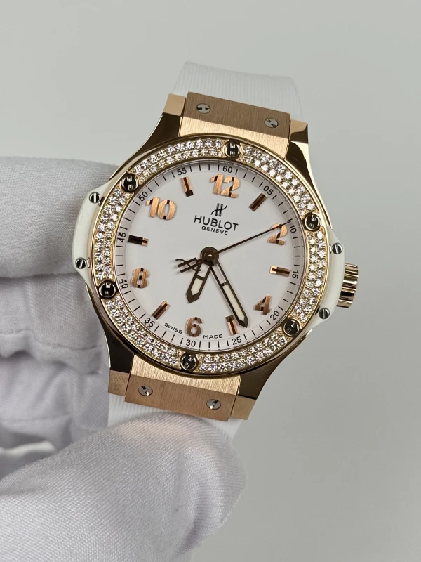 Hublot Gold White Diamonds 38 mm  361.PE.2010.RW.1104 4