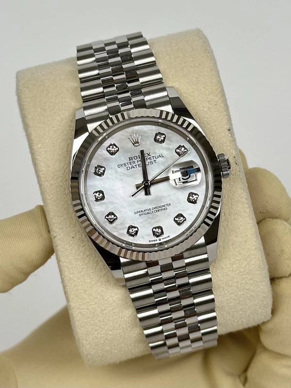 Rolex 36mm Steel and White Gold 126234-0019 3