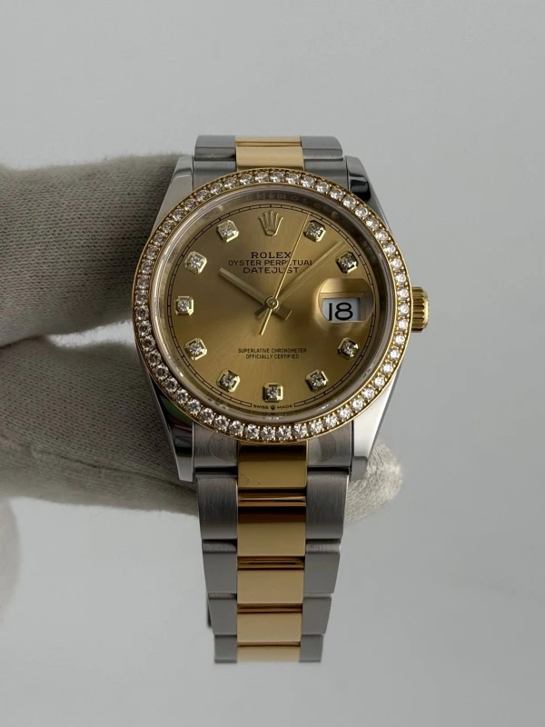 Rolex 36mm Steel and Yellow Gold 126283rbr-0004 2