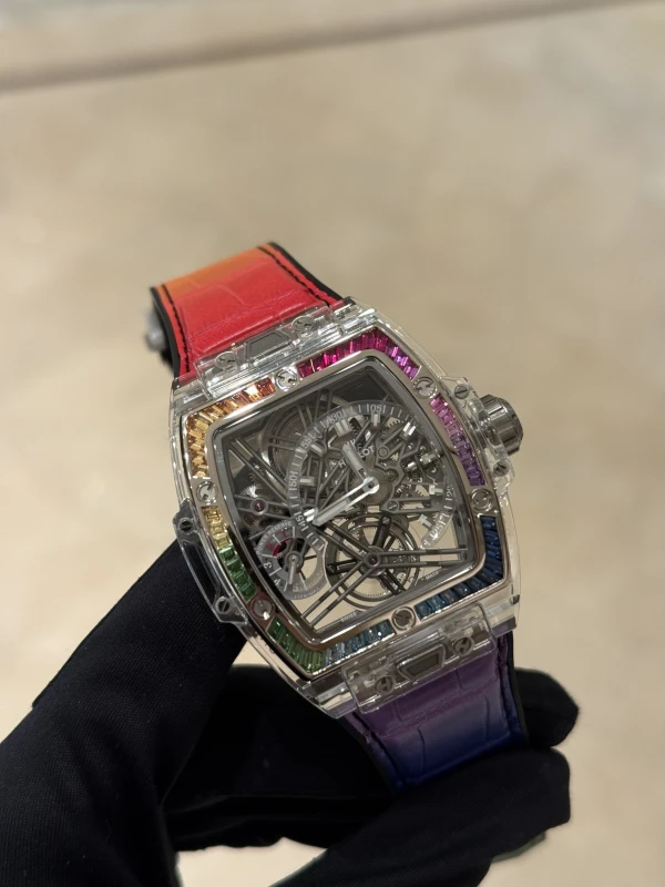 Hublot Spirit of Big Bang Tourbillon Sapphire Rainbow 645.JX.5120.RT.4099 2