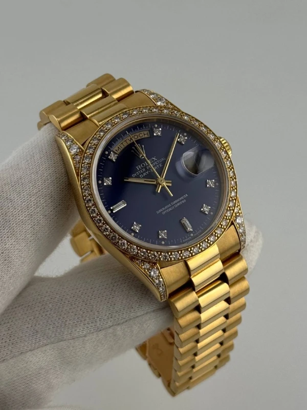 Rolex President Yellow Gold and Diamond 18338 4