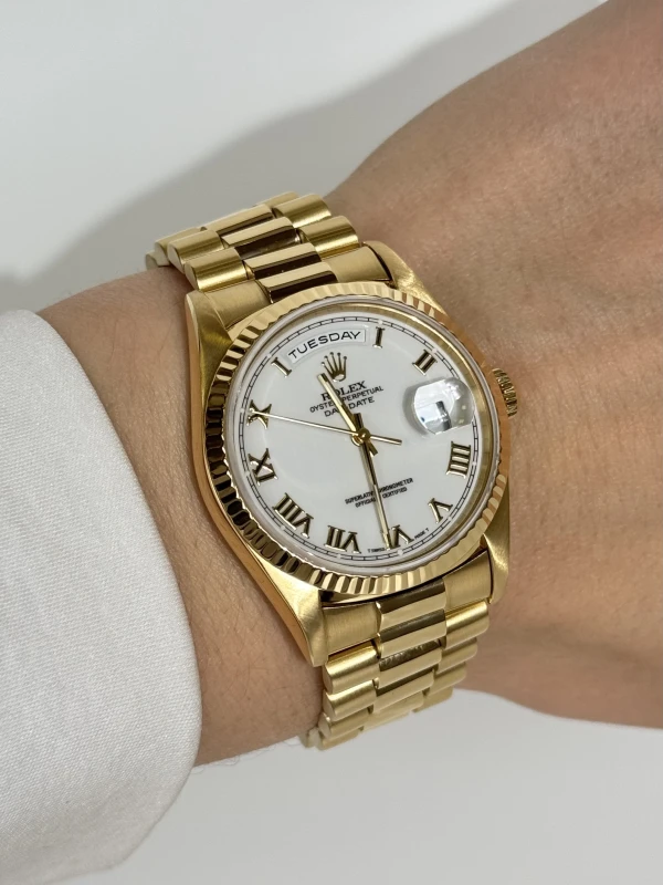 Rolex 36mm Yellow Gold 18238-83208 6